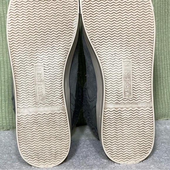 MARC FISHER Women's MFDARLEN-T Grey Suede Lined Boots Sneaker Shoes SZ 9.5M - Picture 10 of 12